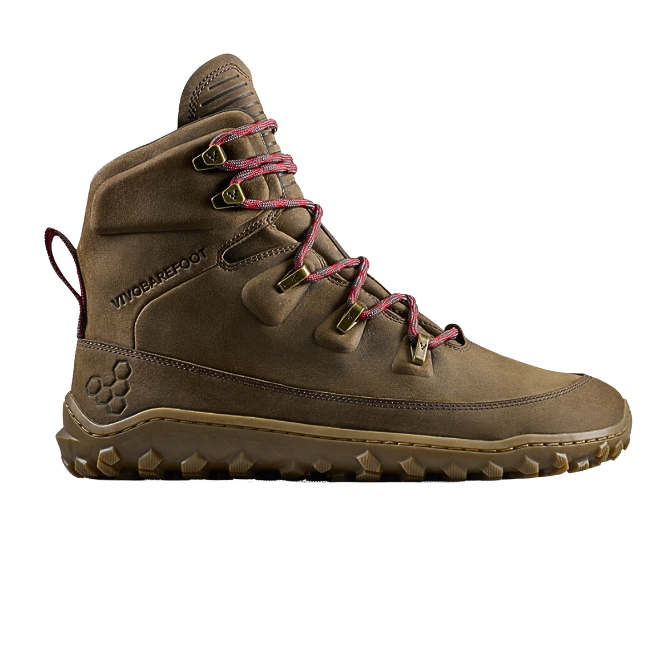 Rugged Brown Leather Hiking Boots Outdoor Adventure‎ Shoes Comfort Walking Ankle Rugged Brown Hiking Boots With Weathered Leather And Sturdy  main image 4