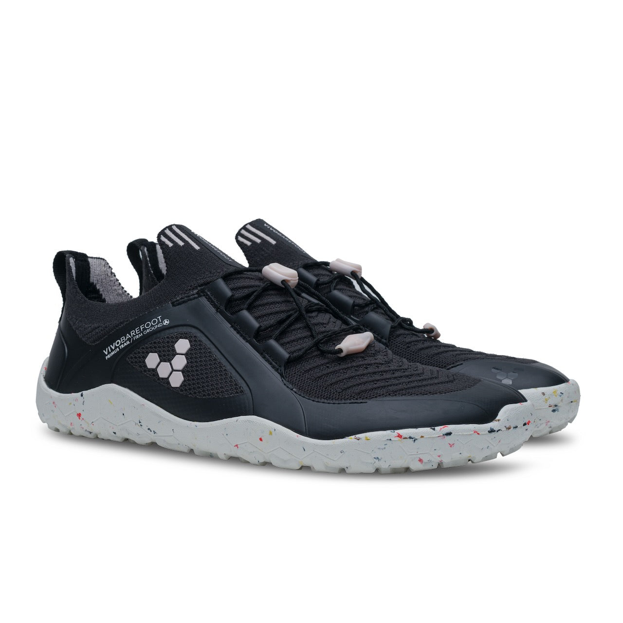 Vivobarefoot Primus Trail Knit FG. Women's (obsidian/ petal pink)