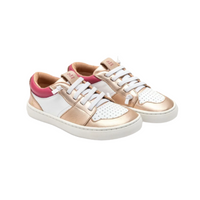 Ollie. Kids' (White/Metallic Salmon/Pink)