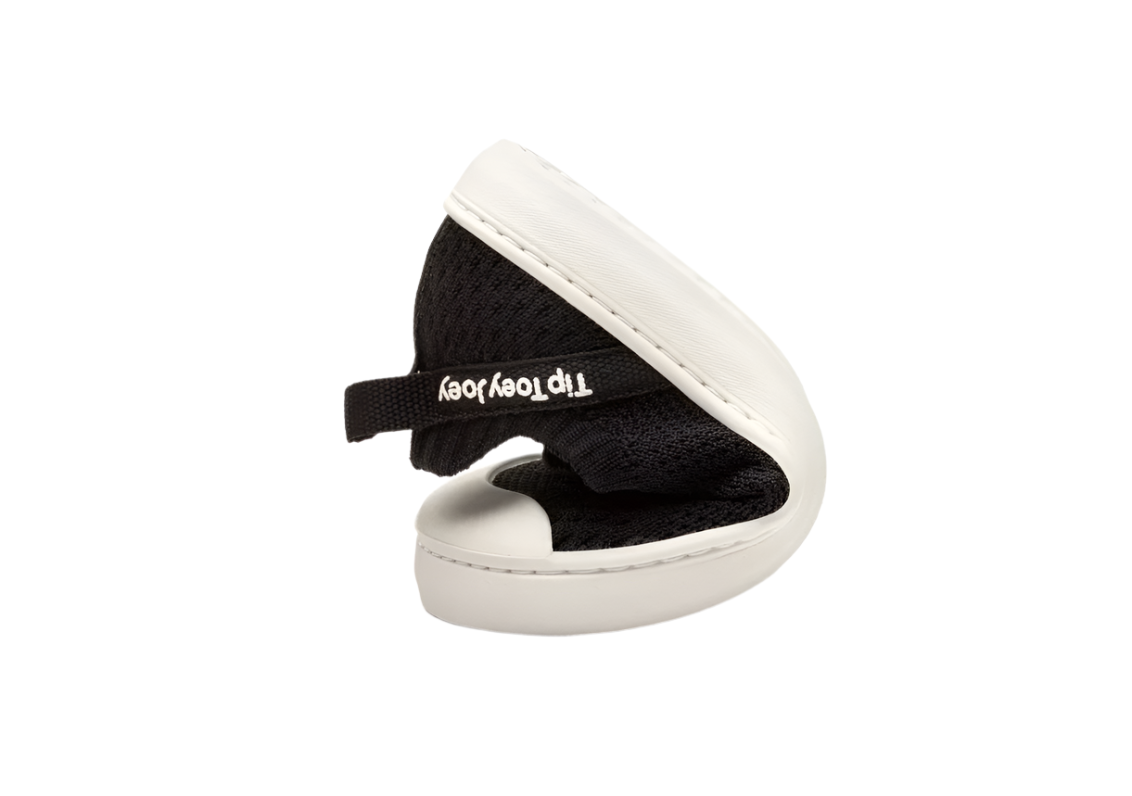 Tip Toey Joey Easy Kids Black White Sole Freedom Tip Toey Joey Easy Kids Black White Sole Freedom
