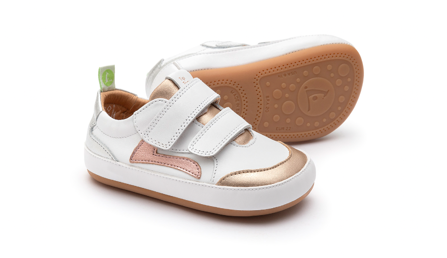 Landy. Kids' (White/Metallic Salmon)