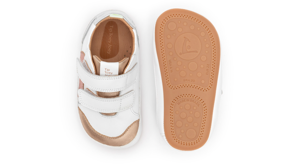 Landy. Kids' (White/Metallic Salmon)