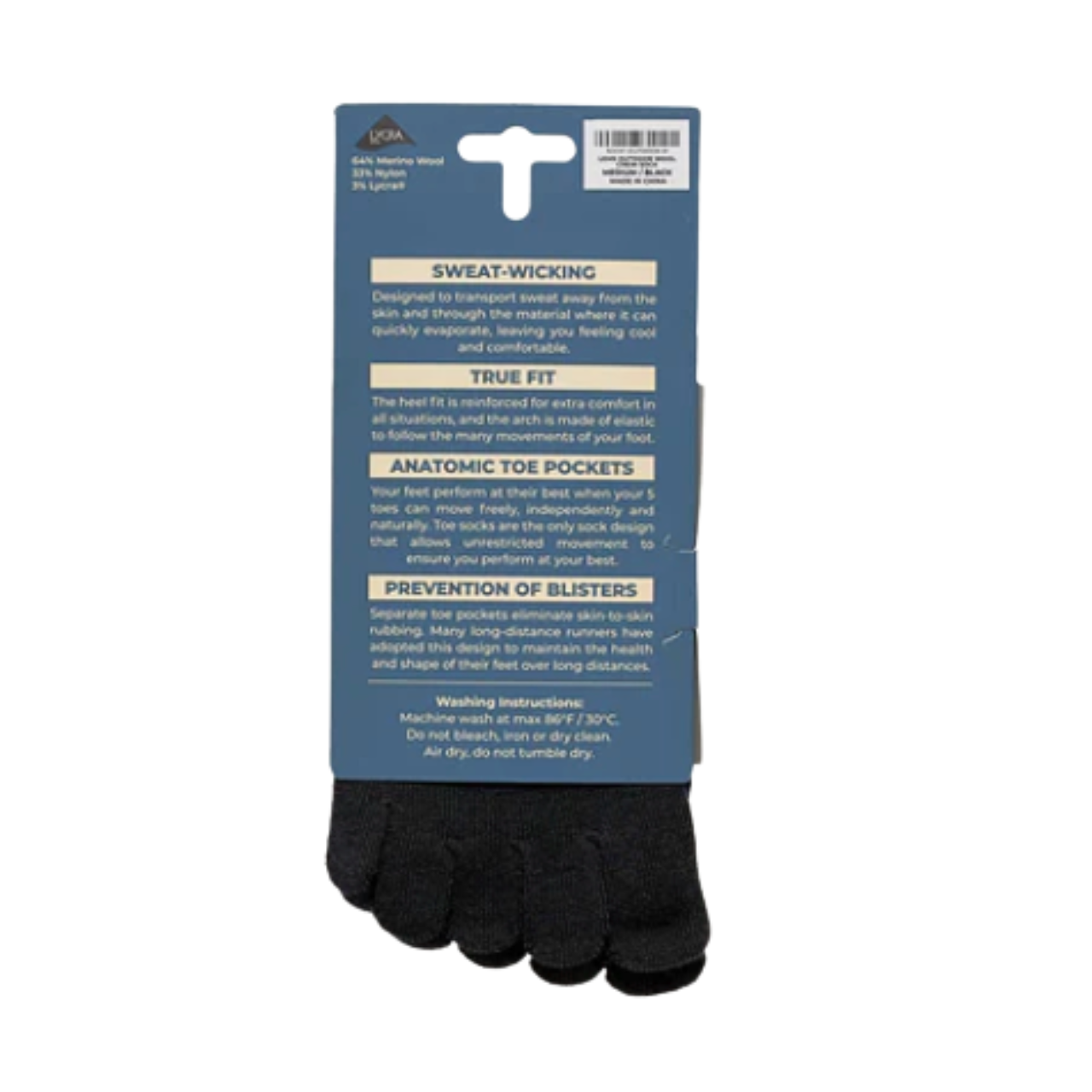 Lems Outdoor Crew Toesock