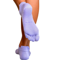 Organic Cotton Grip Toe Socks. Unisex