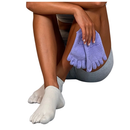 Organic Cotton Grip Toe Socks. Unisex